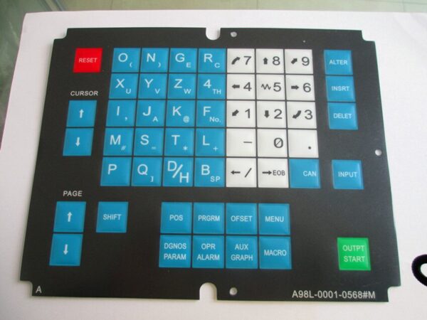 A98L-0001-0568#M CNC HMI Membrane Keypad Fanuc